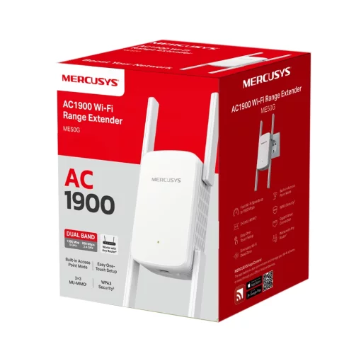Повторювач Wi-Fi сигналу MERCUSYS ME50G AC1900 1хGE LAN ext. ant x4