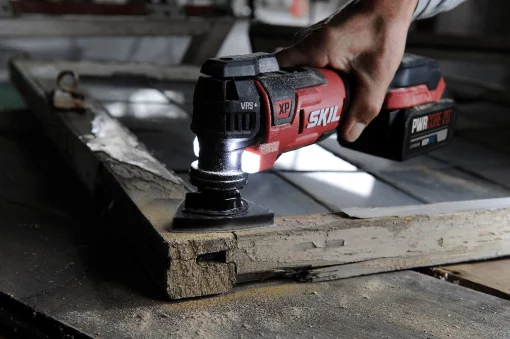 Багатофункціональний інструмент акумуляторний реноватор SKIL 3650 CB XP 20В 11000-17000об/хв кут коливань 1.8° 1.1кг без АКБ та ЗП