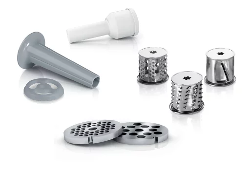 М'ясорубка Bosch MFW2514W - 1500Вт/1,7 кг-хв./шинковка/білий