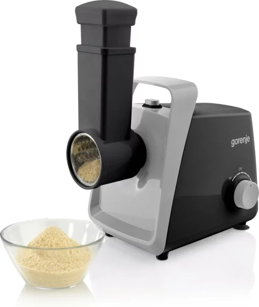 М'ясорубка Gorenje, 1600Вт, 2,2кг/хв, 2 решітки, пластик+метал, чорний