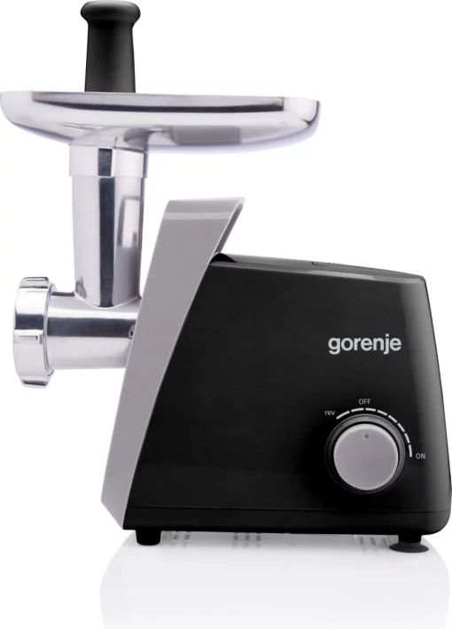 М'ясорубка Gorenje, 1600Вт, 2,2кг/хв, 2 решітки, пластик+метал, чорний
