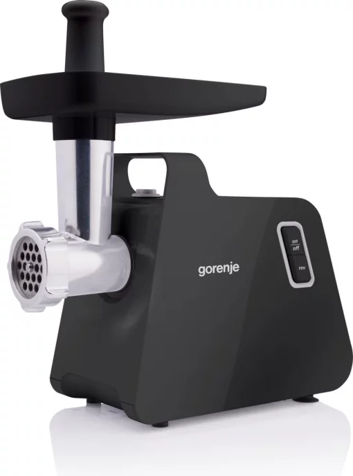 М'ясорубка Gorenje, 1700Вт, 2,3кг/хв, 2 решітки, пластик/метал, чорний