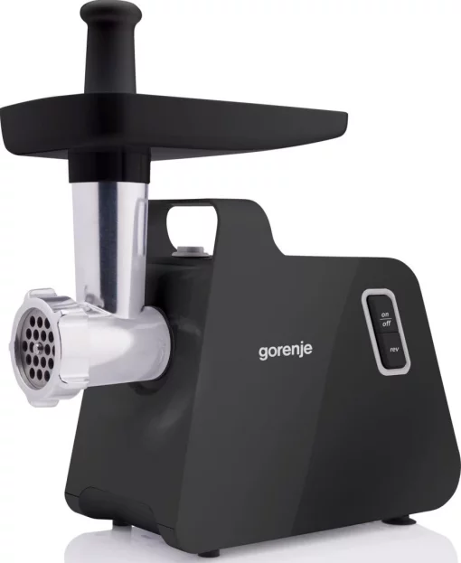 М'ясорубка Gorenje, 1700Вт, 2,3кг/хв, 2 решітки, пластик/метал, чорний