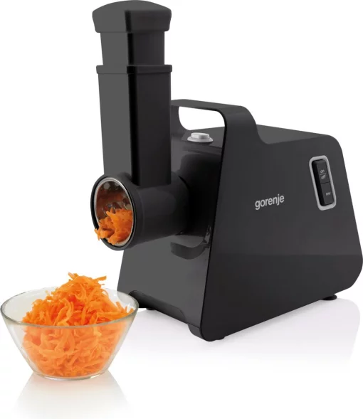 М'ясорубка Gorenje, 1700Вт, 2,3кг/хв, 2 решітки, пластик/метал, чорний