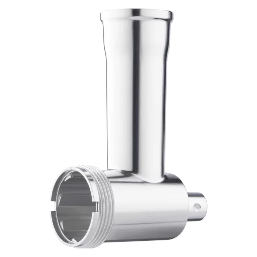 М'ясорубка Ardesto, 2000Вт, продук.-1.9кг/хв, 3 решітки + для ковб., кеббе, 3 терки, пластик, біло-сріблястий