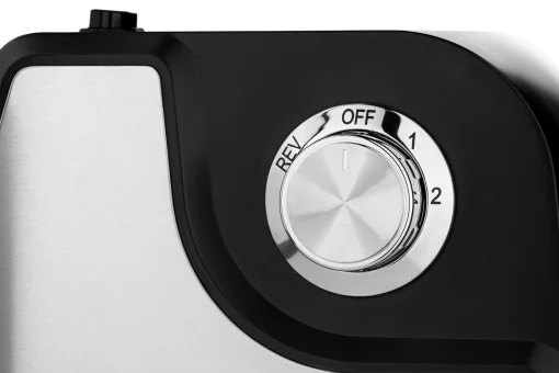 М'ясорубка Ardesto, 1700Вт, 1.6кг/хв, 2 решітки, насадка для ковбас, кеббе, томатів, пластик/метал, чорно-срібний