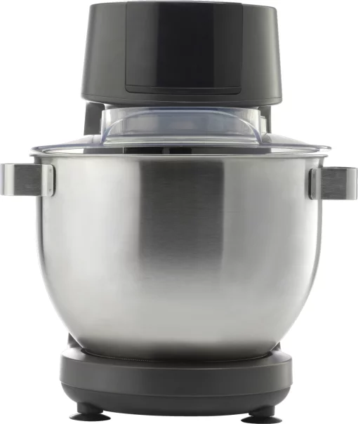 Кухонна машина Gorenje 1000Вт, чаша-метал, корпус-метал, насадок-7, сріблясто-чорний