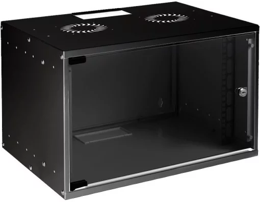 Шафа MIRSAN 19", 7U, SOHO, 535x400 мм, максимально 30 кг, чорна