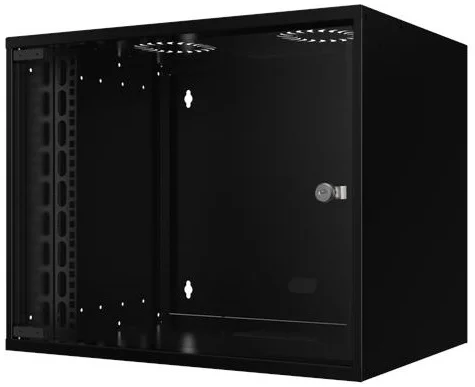 Шафа MIRSAN 19", 12U, SOHO, 535x600 мм, максимально 30 кг, чорна