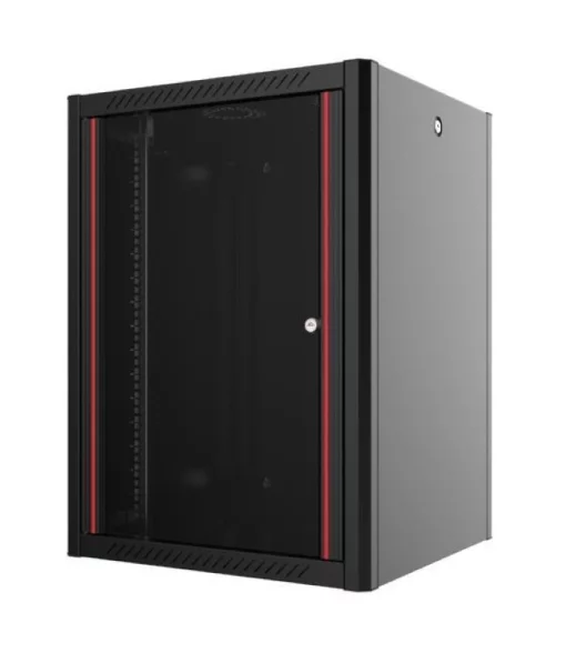 Шафа MIRSAN 19", 20U, WTN, 600x600 мм, максимально 100 кг, чорна