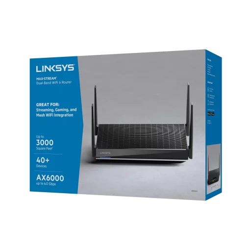 Маршрутизатор Linksys MR9600 AX6000, 4xGE LAN, 1xGE WAN, 2xUSB 3.0, BT, MESH