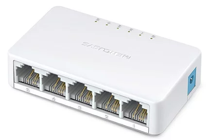 Комутатор MERCUSYS M105 5xFE, Некерований
