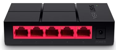 Комутатор MERCUSYS MS105G 5xGE, Некерований