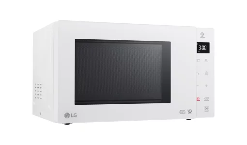 Мікрохвильова піч LG, 23л, електрон. керування, 1000Вт, дисплей, білий
