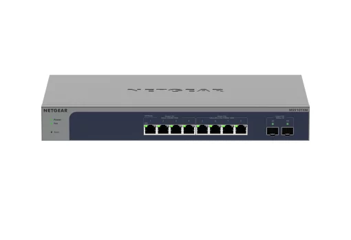 Комутатор NETGEAR MS510TXM, 4x100M/1G/2,5G, 4x100M/1G/2,5G/5G/10G, 2xSFP+, керований L2