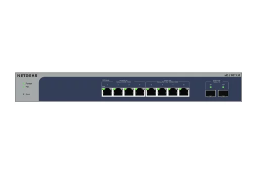 Комутатор NETGEAR MS510TXM, 4x100M/1G/2,5G, 4x100M/1G/2,5G/5G/10G, 2xSFP+, керований L2