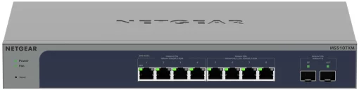 Комутатор NETGEAR MS510TXM, 4x100M/1G/2,5G, 4x100M/1G/2,5G/5G/10G, 2xSFP+, керований L2