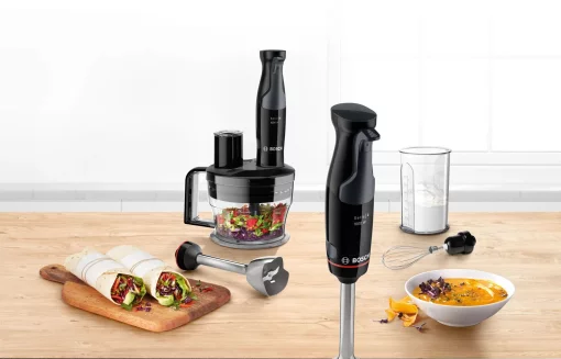 Блендер Bosch заглибний, 1000Вт, подрібнювач, вінчик, чорний
