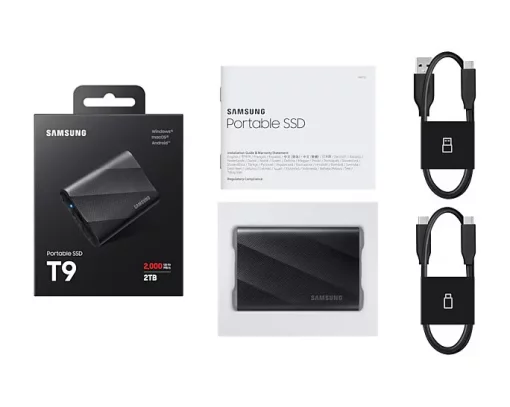 Портативний SSD Samsung 2TB USB 3.2 Gen 2 Type-C T9