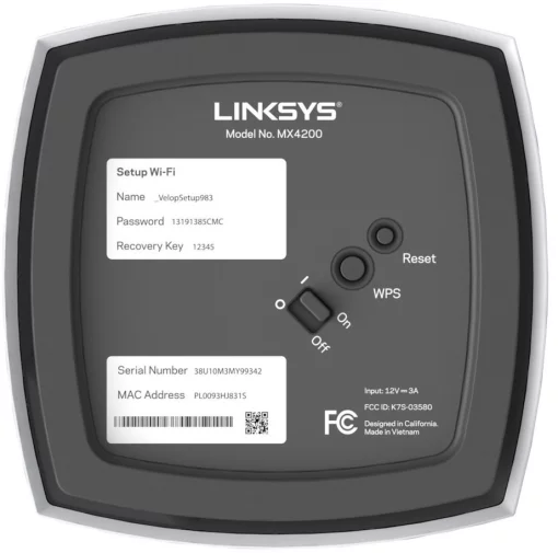 Система WiFi-Mesh Linksys MX8400 AX4200, 2мод
