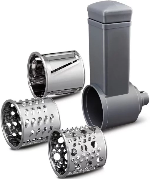 М'ясорубка Tefal HV1 7in1, 1400Вт, 1.7кг/хв, 2 решітки, насадка для ковбас, томатів, 3 терки, пластик, чорний