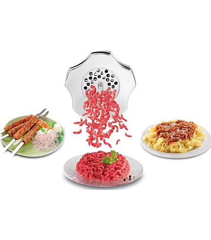 М'ясорубка Tefal HV8 Successor, 2200Вт, 4.5кг/хв, 3 решітки, насадка для ковбас, кеббе, 4 терки, пластик/метал, чорний