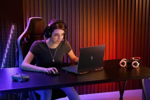 Ноутбук Acer Nitro 14 AN14-41 14.5" WUXGA IPS, AMD R5-8645HS, 16GB, F512GB, NVD4050-6, Lin, чорний