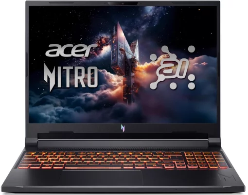 Ноутбук Acer Nitro V 16 ANV16-61 16" WUXGA IPS, AMD R5-340, 16GB, F512GB, NVD4050-6, Lin, чорний
