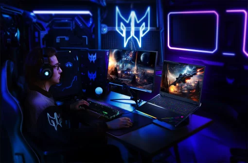 Ноутбук Acer Predator Helios 18 PH18-73 18" WQUXGA IPS, Intel U9-275HX, 96GB, F4TB, NVD5090-24, Win11P, чорний