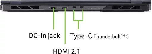 Ноутбук Acer Predator Helios 18 PH18-73 18" WQXGA IPS, Intel U9-275HX, 192GB, F5TB, NVD5080-16, Win11P