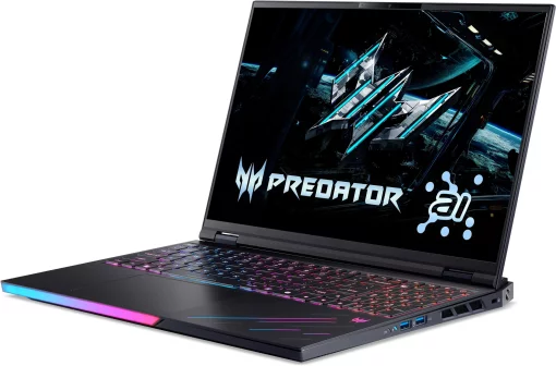 Ноутбук Acer Predator Helios 16 PH16-73 16" OLED, Intel U9-275HX, 64GB, F2TB, NVD5090-24, Win11P, чорний