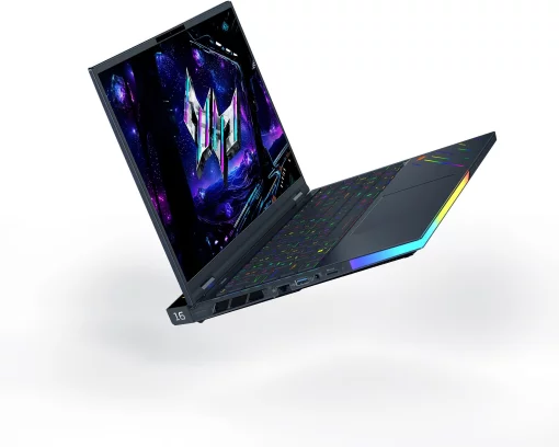 Ноутбук Acer Predator Helios 16 PH16-73 16" OLED, Intel U9-275HX, 64GB, F2TB, NVD5070Ti-12, Win11P, чорний