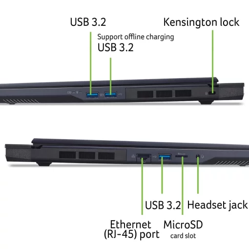 Ноутбук Acer Predator Helios Neo 16 PHN16-73 16" WQXGA, Intel U9-275HX, 64GB, F1TB, NVD5070Ti-12, Lin