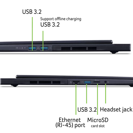 Ноутбук Acer Predator Helios Neo 16 PHN16S-71 16" OLED, Intel U9-275HX, 32GB, F1TB, NVD5070Ti-12, Win11P