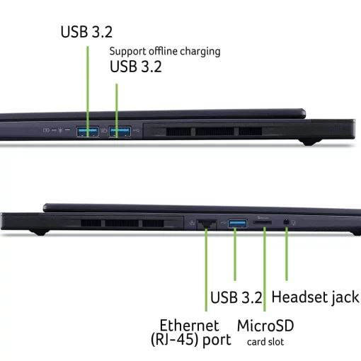 Ноутбук Acer Predator Helios Neo 16S PHN16S-71 16" OLED, Intel U7-255HX, 32GB, F1TB, NVD5060-8, Lin, чорний