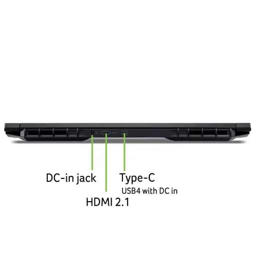 Ноутбук Acer Nitro V 17 ANV17-41 17.3" FHD IPS, AMD R7-260, 32GB, F2TB, NVD5070-8, Lin, чорний