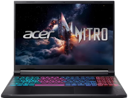 Ноутбук Acer Nitro V 16S ANV16S-41 16" WUXGA IPS, AMD R5-240, 16GB, F1TB, NVD5060-8, Lin, чорний