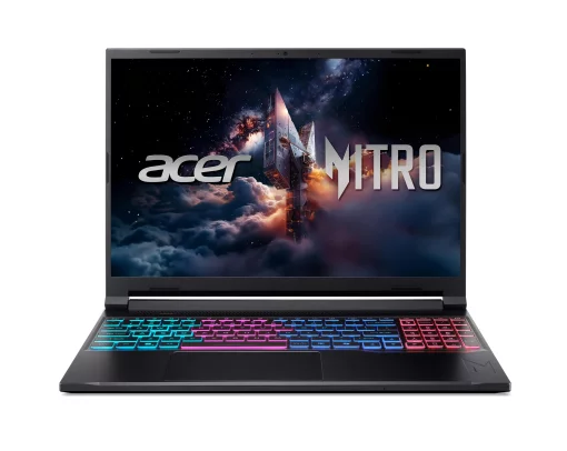 Ноутбук Acer Nitro V 16S ANV16S-41 16" WUXGA IPS, AMD R5-240, 16GB, F1TB, NVD5050-8, Lin, чорний