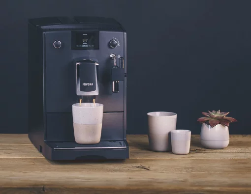 Кавомашина Nivona CafeRomatica 2.2л, зерно + мелена, ручний капучинатор, авторецептів - 5, чорний