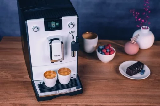 Кавомашина Nivona CafeRomatica 2.2л, зерно + мелена, ручний капучинатор, авторецептів - 5, сіро - чорний