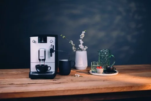 Кавомашина Nivona CafeRomatica 2.2л, зерно + мелена, ручний капучинатор, авторецептів - 5, сіро - чорний