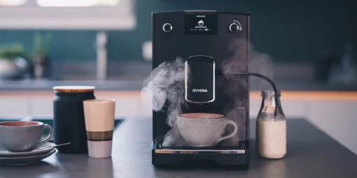 Кавомашина Nivona CafeRomatica 2.2л, зерно + мелена, автомат.капучинатор, авторецептів - 5, чорний