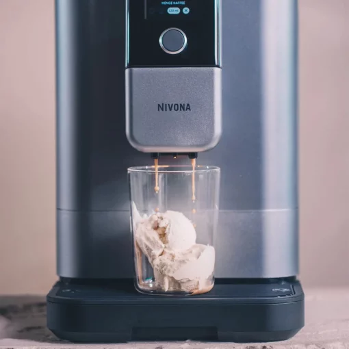 Кавомашина Nivona CafeRomatica, 1.8л, зерно+мелена, автомат.капуч, дисплей, авторецептів -9, пригот, холодної кави, перлинно-блакитний