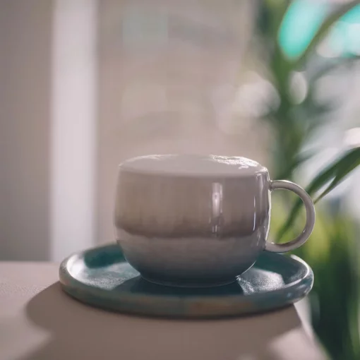 Кавомашина Nivona CafeRomatica, 1.8л, зерно+мелена, автомат.капуч, дисплей, авторецептів -9, пригот, холодної кави, перлинно-блакитний