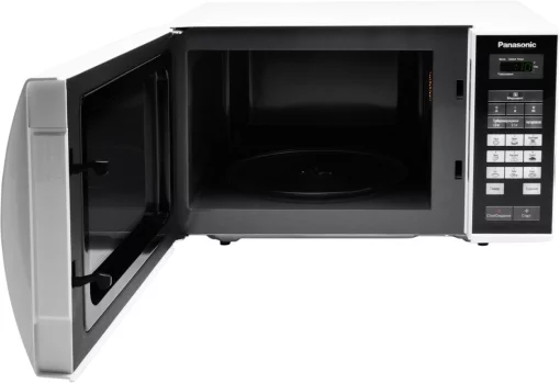 Мікрохвильова піч Panasonic, 25л, 800Вт, дисплей, відкрю ручкою, біло-чорний