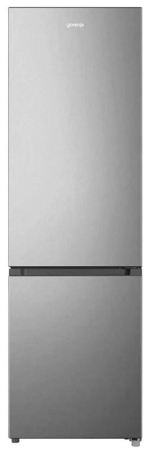 Холодильник з нижн. мороз. камерою Gorenje, 180х55х55см, 2 двері, 188(67)л, А+, NoFrost Plus, Зона св-ті, Сірий