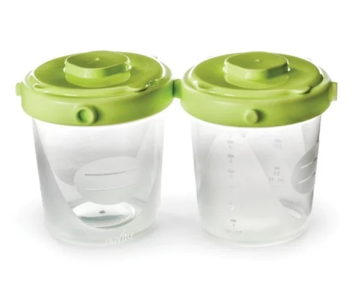 Контейнер для зберігання продуктів Nuvita 200мл, 4шт