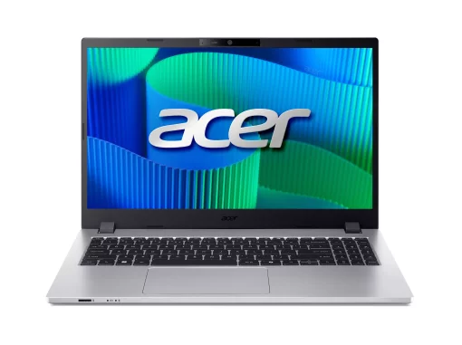 Ноутбук Acer TravelMate TMP215-55 15.6" FHD IPS, Intel U7-255U, 64GB, F1TB, UMA, Lin, сріблястий