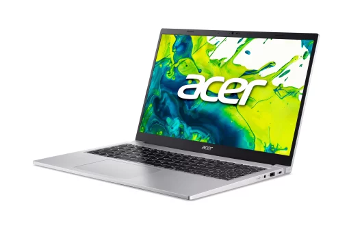Ноутбук Acer Aspire Lite AL15-33P 15.6" FHD IPS, Intel 3-N355, 8GB, F512GB, UMA, Lin, сріблястий