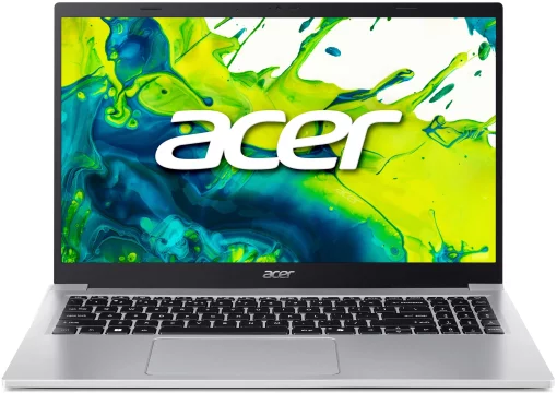 Ноутбук Acer Aspire Lite AL15-33P 15.6" FHD IPS, Intel 3-N355, 8GB, F512GB, UMA, Lin, сріблястий